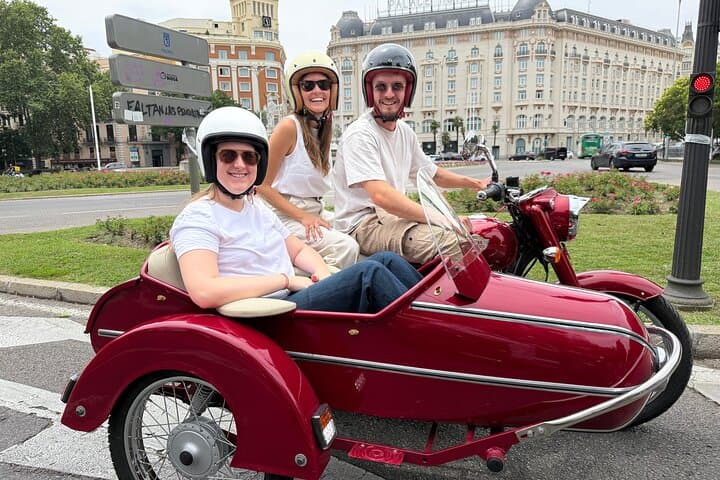 The Ultimate Madrid Private Sidecar Experience (2 Hours)