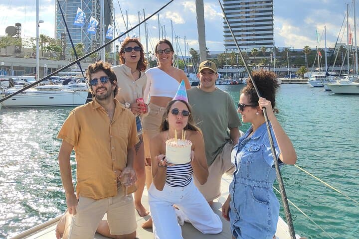 Barcelona Private Sailboat Tour with Local Drinks & Snacks
