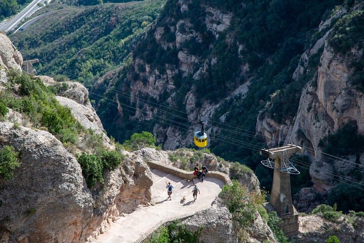 Montserrat Tour with Cogwheel Train, Monastery & Black Madonna