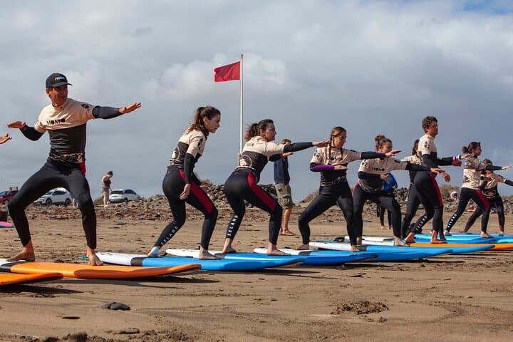 Group Surf Lessons Learn and Share with a Local Team