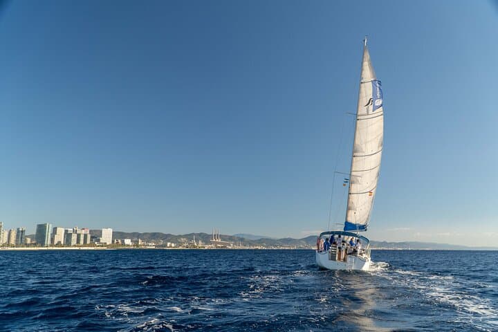 Barcelona Coastal Sailing (Open Bar, Catalan Snack & Swim Stop)
