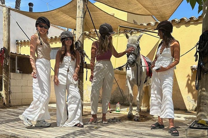 From Barcelona: PRIVATE Horseback Riding and Tapas Brunch