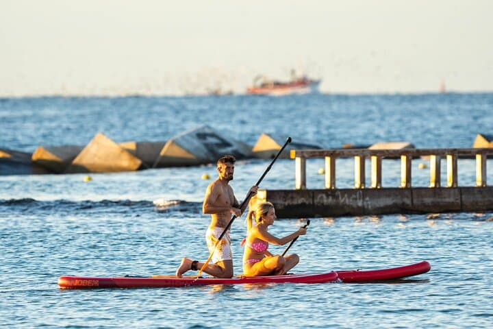 Paddlesurf in Barcelona