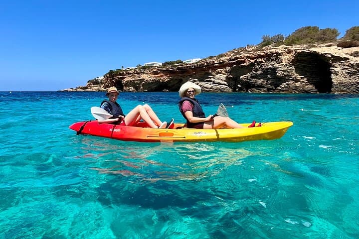 Guided Sea Cave Tour with Kayaking and Snorkeling in Ibiza