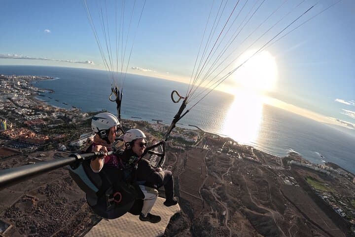 Paragliding tandem flight in Adeje Tenerife