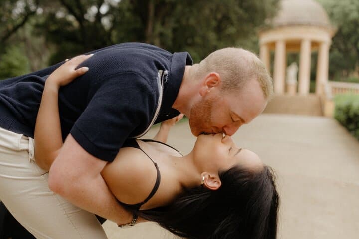 Engagement photoshoot by our local photographer in Barcelona