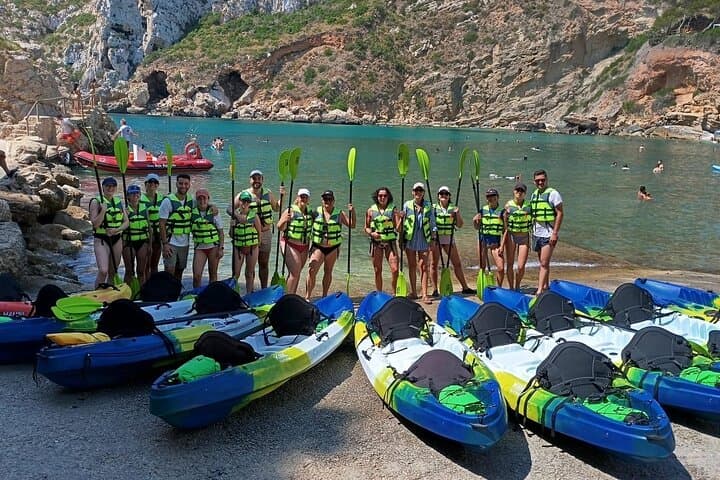by Kayak in Granadella , in warmth and cry mari