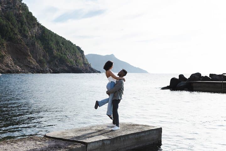 Couple's photoshoot by our local photographer in Mallorca