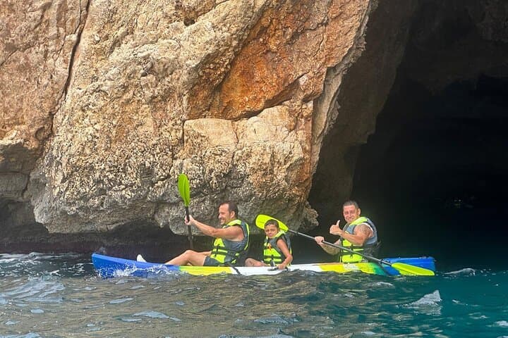 by Kayak in Granadella , in warmth and cry mari