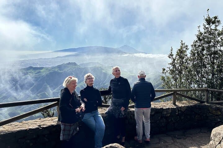Anaga's Summit. Witnessing the dramatic, rapid clearing of clouds. An unforgettable, awe-inspiring view from the highest point.