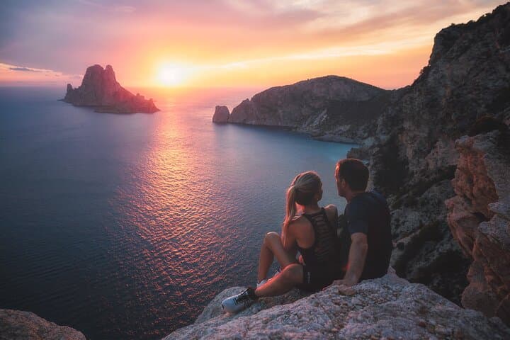 Taking in the magic of Es Vedrà from one of the island’s best lookout spots