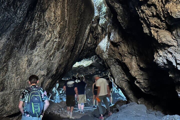 A volcanic tube/cave, formed by the Pico Viejo eruption