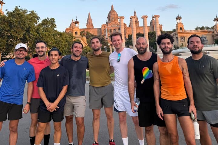 We also sometimes run to Montjuic