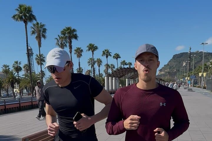 Most of the times we run from Gotico to Barceloneta beach