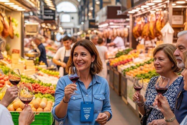 Heart of Alicante Central Market and Old Town Tour