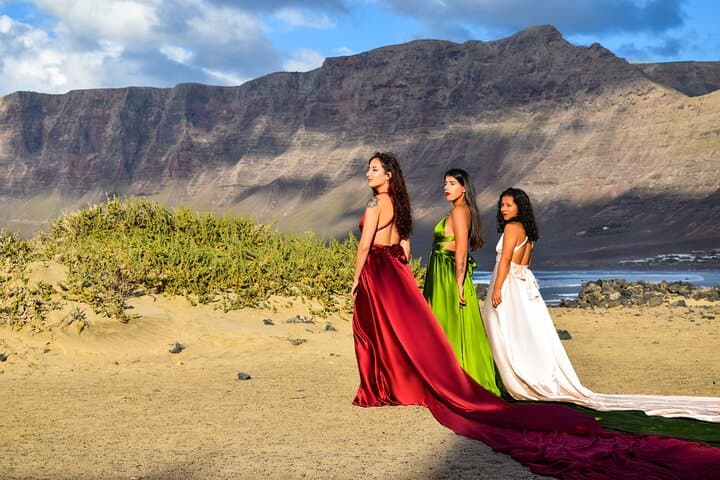 Private Flying Dress Photoshoot in Lanzarote