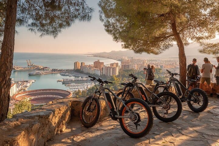 Malaga 2 Hours E-Bike Tour with Gibralfaro Forest