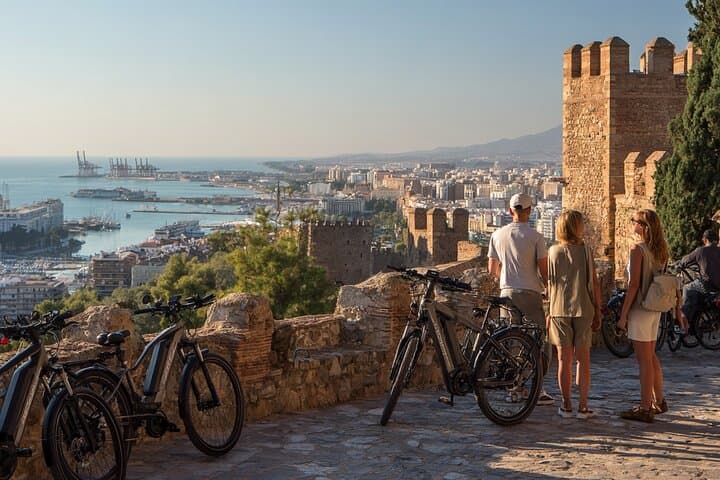 Malaga 2 Hours E-Bike Tour with Gibralfaro Forest