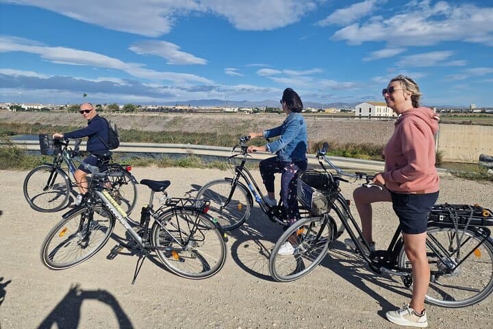 riding by the canal and looking for birds