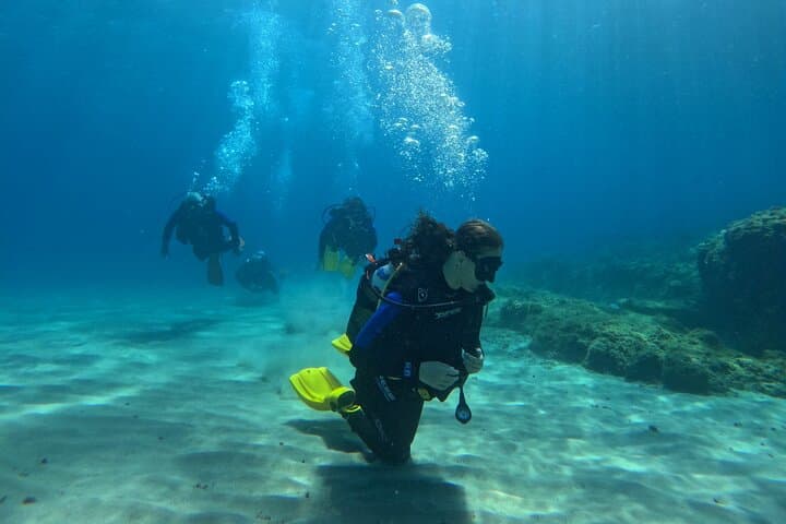 Diving in the Mediterranean
