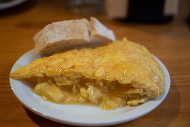 A delicious potato tortilla