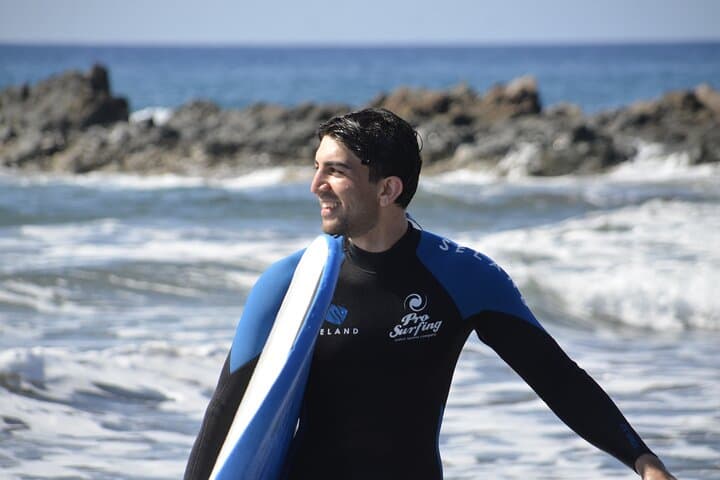 Surf Maspalomas – small waves, big smiles for first-timers.