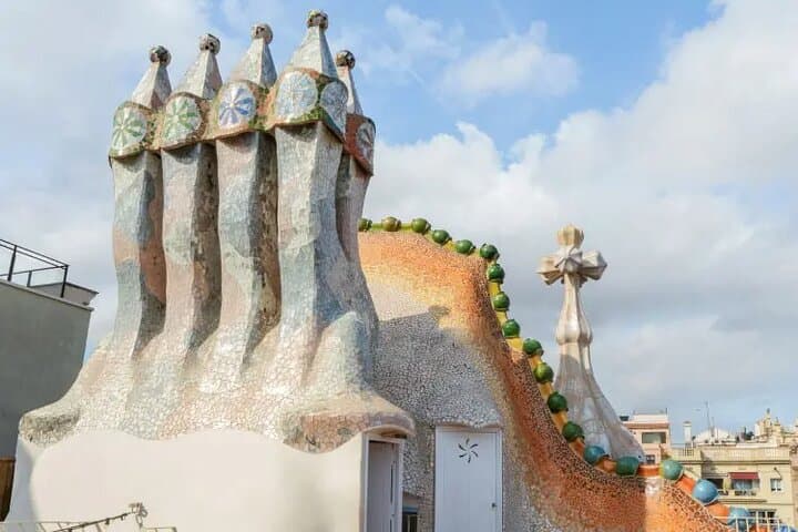 The roof of Casa Batlló