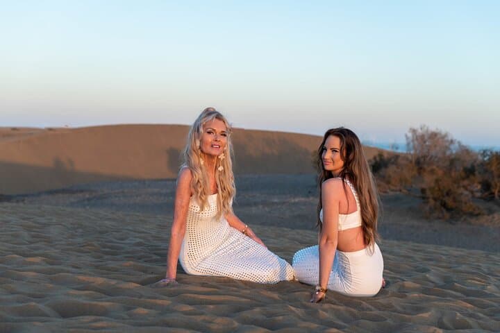 Photoshoot at Dunas Maspalomas in Desert Beach Ocean View