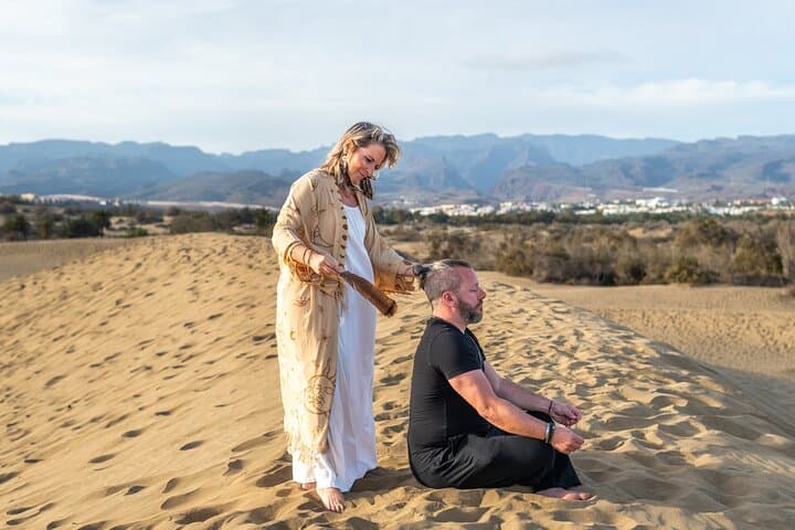 Photoshoot at Dunas Maspalomas in Desert Beach Ocean View