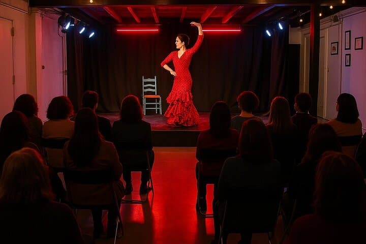 At the end of our walk we will enter a dance studio and put ourselves under the instructions of a professional artist to learn the steps
basics of a flamenco dance.