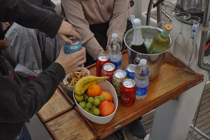 2H Barcelona Coastal Sailing (Open Bar, Catalan Snack, Swim Stop)