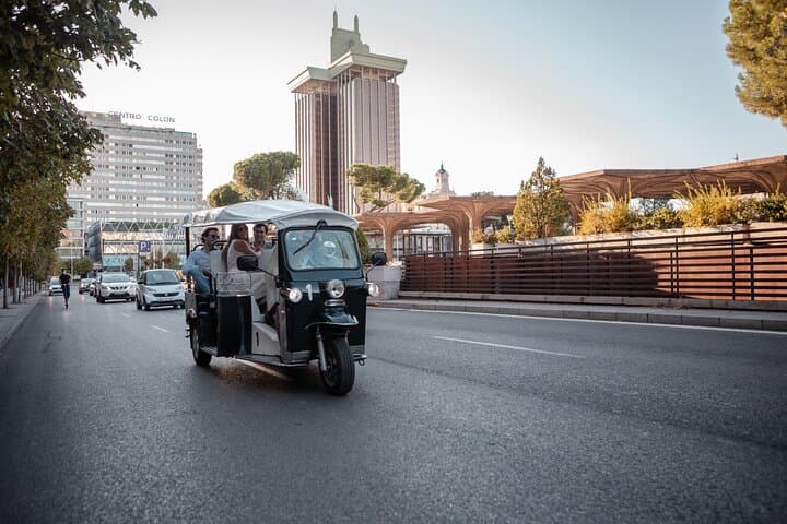 Madrid Private Eco Tuk Tuk Expert Tour with Local Guide