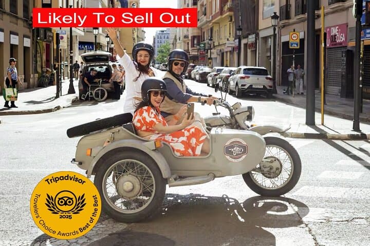 Private Vintage Sidecar Experience in Valencia with a Local Guide