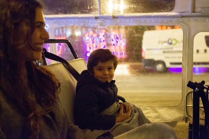 Madrid Christmas Lights Tour in Eco Tuk Tuk Private