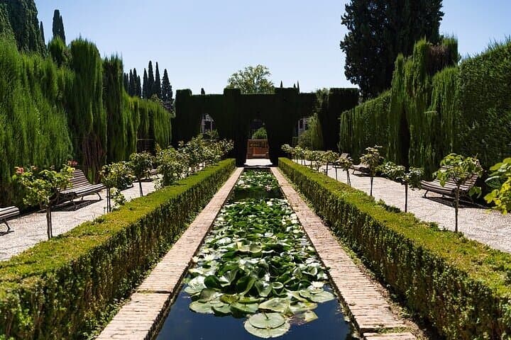 Generalife Gardens in the Alhambra