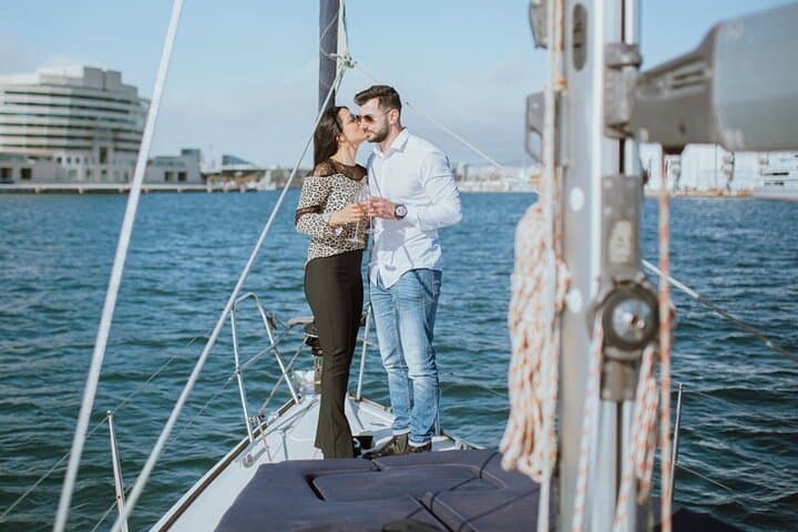 Barcelona Private Sailing Trip with unlimited drinks and snacks
