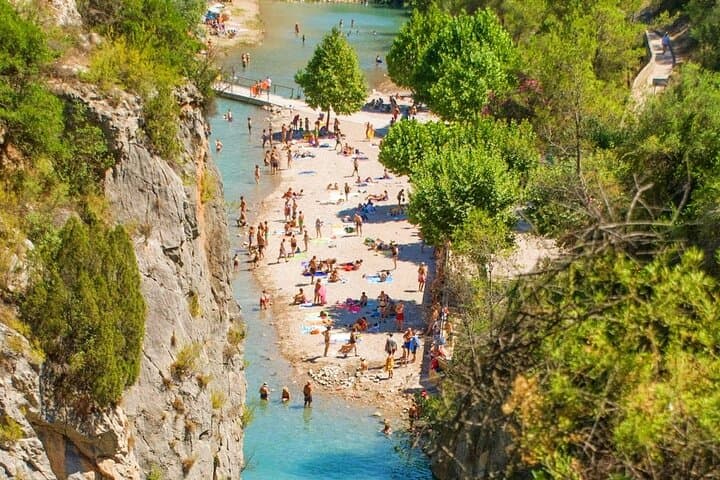 From Valencia: Montanejos Whitewater Rafting & Natural Pools