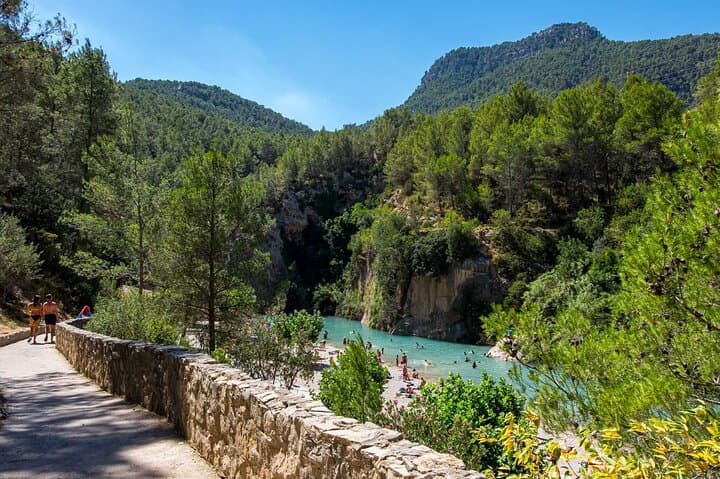 Montanejos Thermal Pools & Waterfall from Valencia
