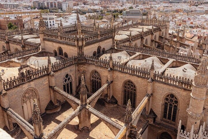 See Seville Cathedral from above and admire the breathtaking Gothic architecture of this iconic landmark.