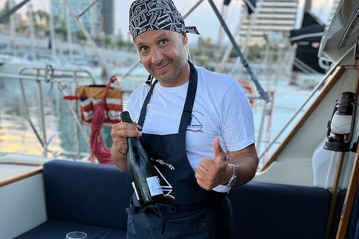 Romantic Dinner on Board at the Port of Barcelona
