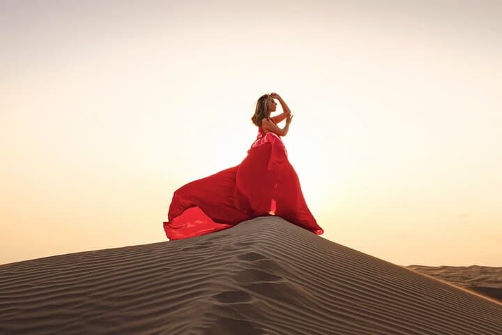 Flying Dress Photoshoot in Gran Canaria