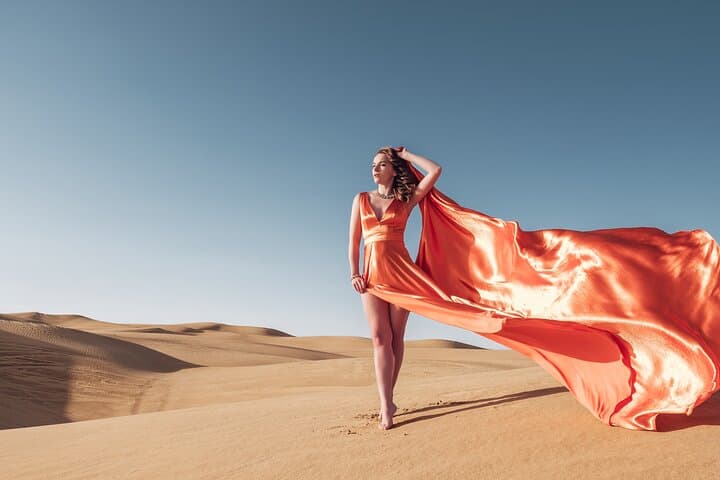 Flying Dress Photoshoot Experience in Fuerteventura