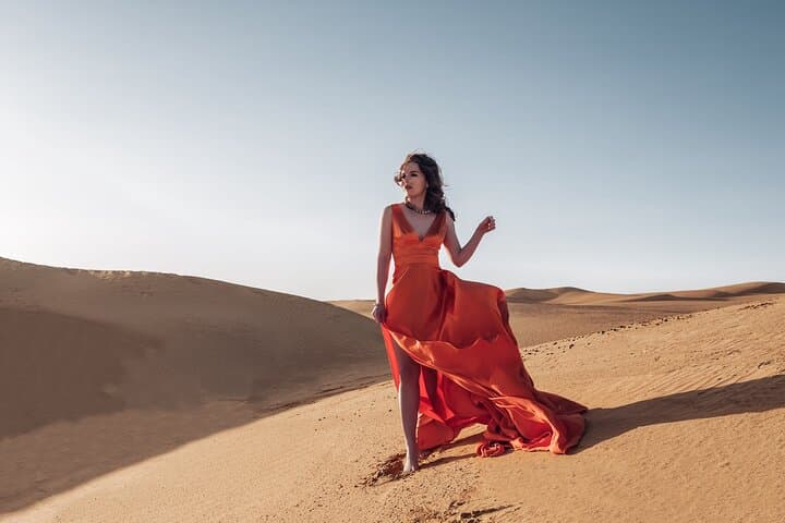 Flying Dress Photoshoot Experience in Fuerteventura