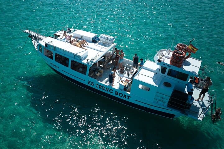 Boat Tour with BBQ on Es Trenc Beach