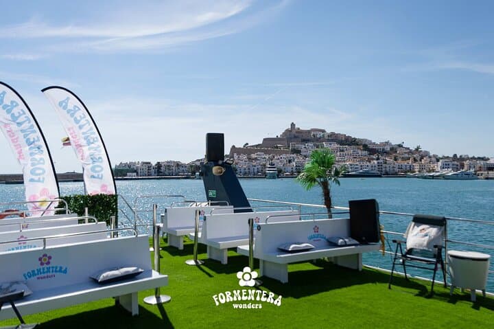 Formentera Boat Trip with Open Bar, Meals & Sunset Options