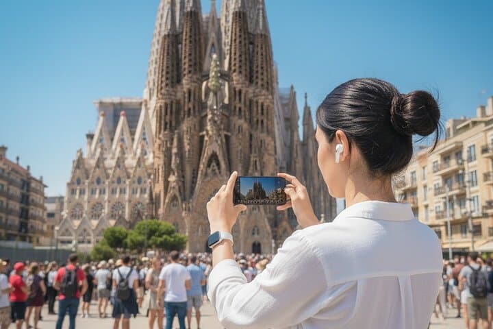 Barcelona and Spain Self Guided AI Audio Tours for 7 days
