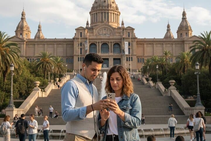 Barcelona and Spain Self Guided AI Audio Tours for 7 days