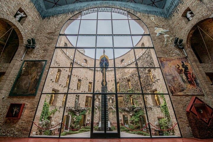 One of the views from inside Dali Museum
