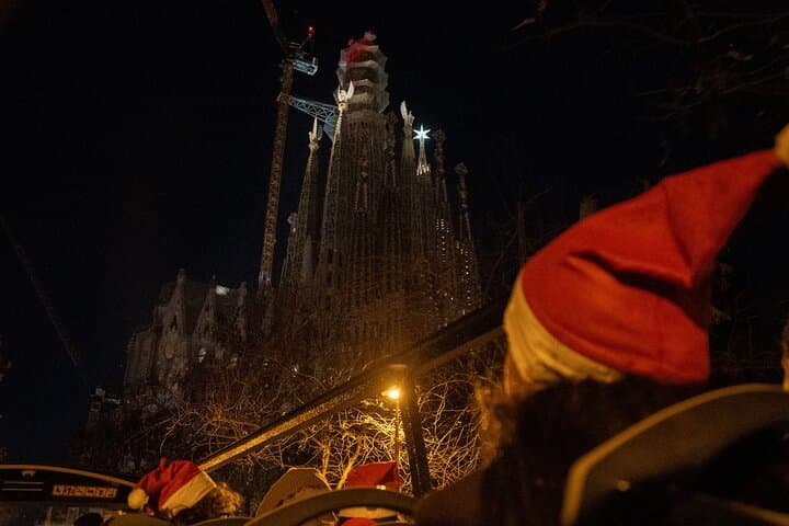 Barcelona Christmas Lights Open Top Bus Tour
