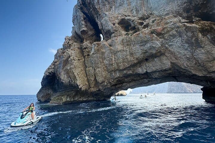 Jet Ski at Margaritas Islands in Ibiza